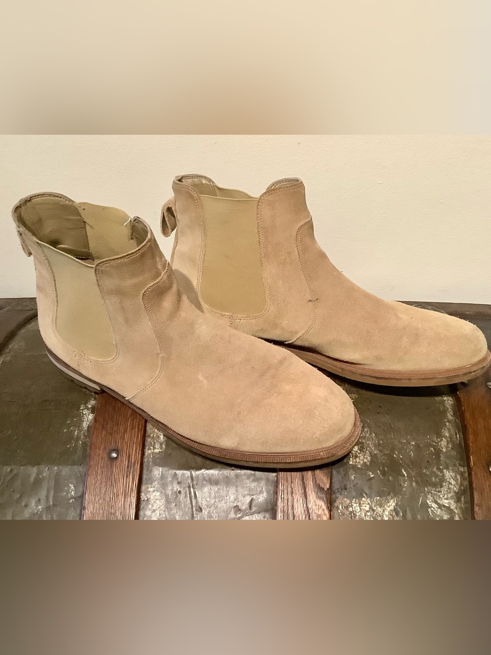 Clarks Foxwell Top suede Chelsea boots Sz 11.5 EUC - Picture 3 of 8